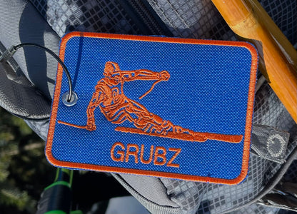 The Grubz - Ski Bag Luggage Tag
