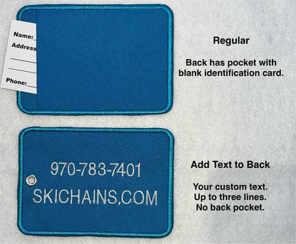 The Grubz - Ski Bag Luggage Tag